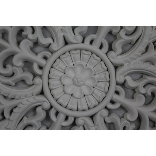 Decoración Pared Circulo Tallado Mandala En Madera 87x87cm - Blanco con  Ofertas en Carrefour