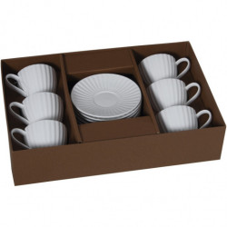 Set 6 Tazas Blanco
