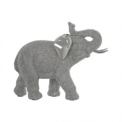 Figura Elefante Plateado