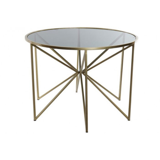 Mesa Auxiliar Negro dorado