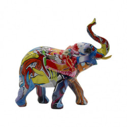 Figura Elefante Multicolor