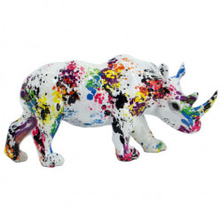 Figura Rinoceronte Multicolor