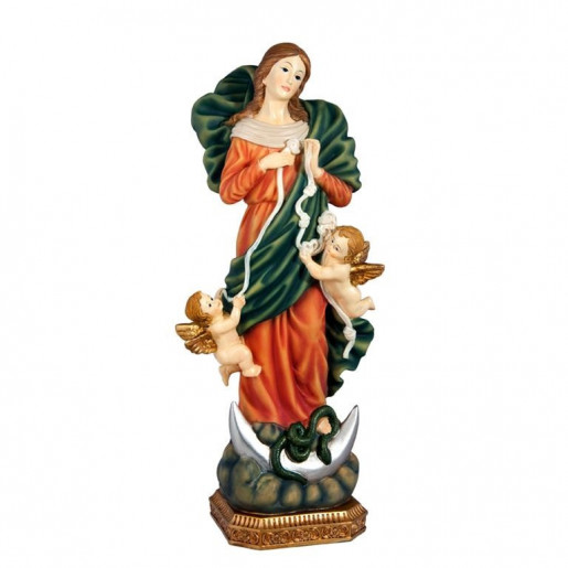 Figura Virgen desatanudos resina 40 cm