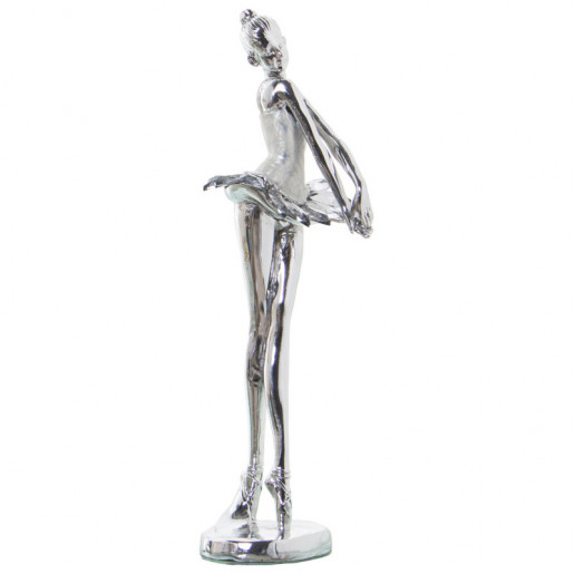 Figura bailarina Plateado