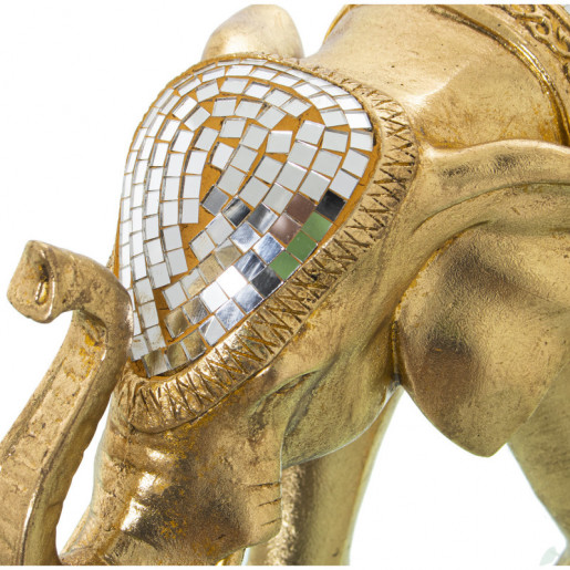 Figura elefante Dorado