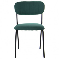 Set 4 sillas Verde claro y negro
