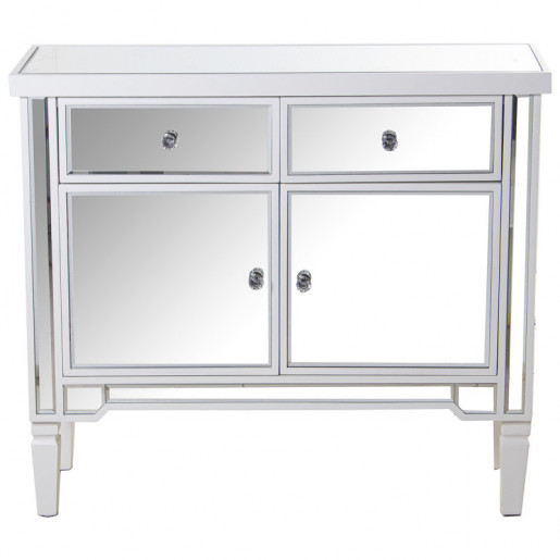 Mueble entrada Espejo y blanco