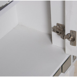 Mueble entrada Espejo y blanco