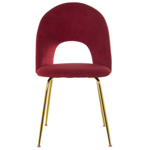 Set 4 sillas Rojo y dorado