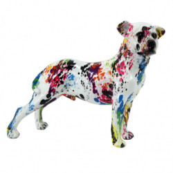 figura perro multicolor