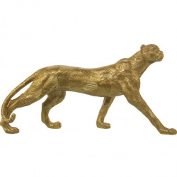 Figura leopardo dorado