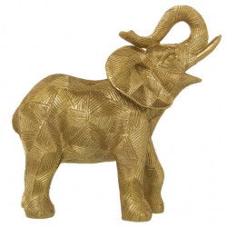 Figura elefante dorado