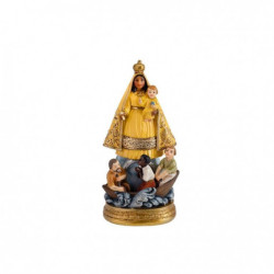 Virgen Caridad del Cobre amarilla 13 cm