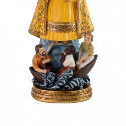 Virgen Caridad del Cobre amarilla 20 cm