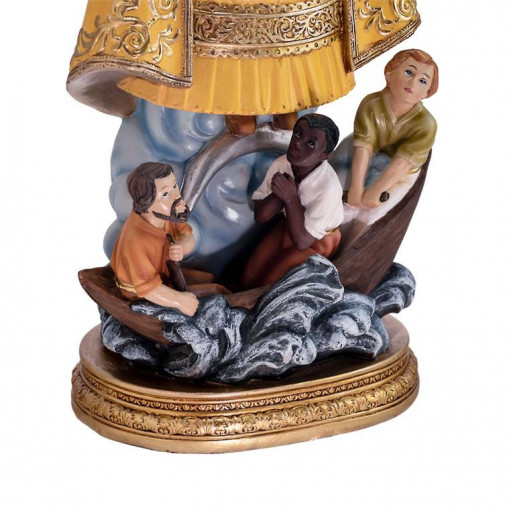 Virgen Caridad del Cobre amarilla 30 cm