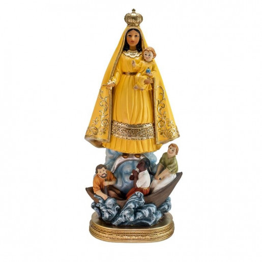 Virgen Caridad del Cobre amarilla 40 cm