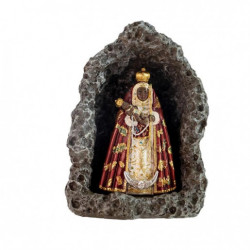 Virgen Candelaria en cueva 16 cm