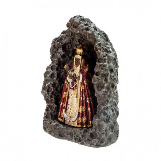 Virgen Candelaria en cueva 16 cm