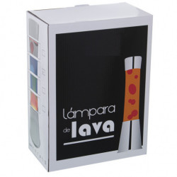 Lampara lava rosa y amarillo