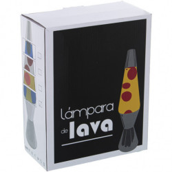 Lampara lava rosa y amarillo