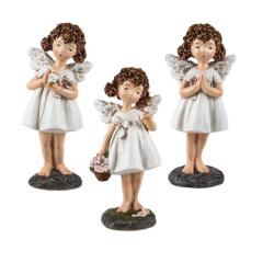 Set de 3 angelitos de pie