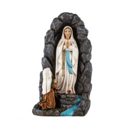 Figura Virgen de Lourdes en la cueva