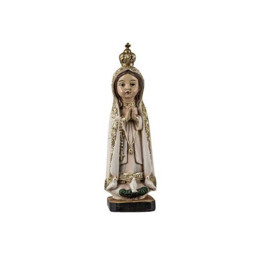 Figura Virgen de Fatima estilo infantil