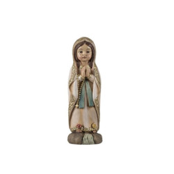 Figura Virgen de Lourdes estilo infantil