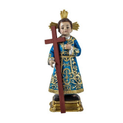 Figura de niño con la cruz