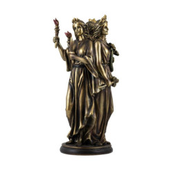 Figura de Hekate guardiana de la noche y diosa de los brujos y hechiceros