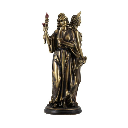 Figura de Hekate guardiana de la noche y diosa de los brujos y hechiceros