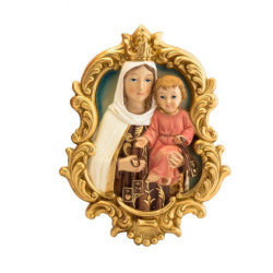 Placa Virgen Carmen 24 cm