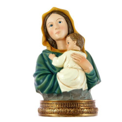 Busto de la Virgen con el niño