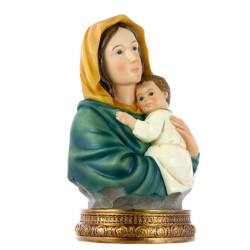 Busto de la Virgen con el niño