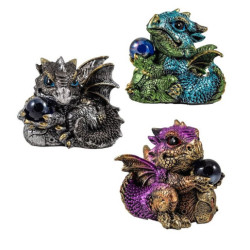 Set de 3 dragones con bola