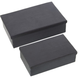 Set 2 cajas negro