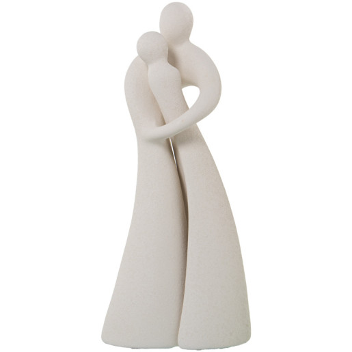 Figura pareja beige arena
