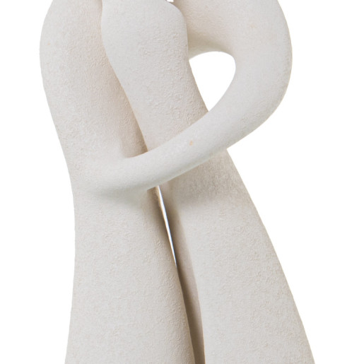 Figura pareja beige arena