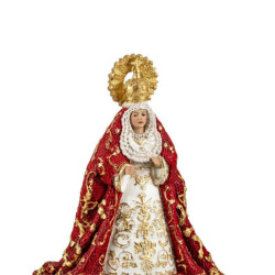 Virgen Esperanza rojo 15 cm