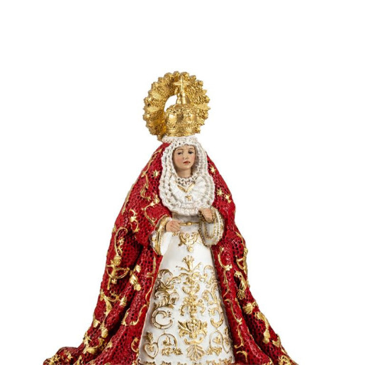 Virgen Esperanza rojo 15 cm