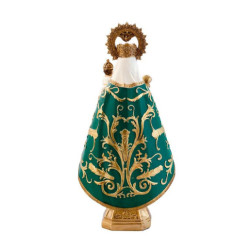 Virgen Covadonga verde 30 cm