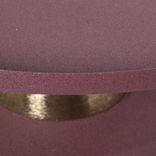 Mesa auxiliar violeta y dorado