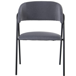 Set 2 sillas gris y negro