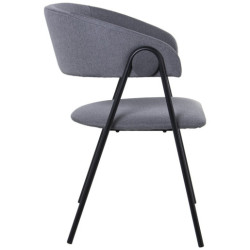 Set 2 sillas gris y negro