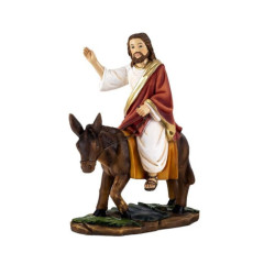 Jesus en Borriquilla 15 cm