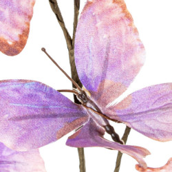 Set 6 ramas mariposas violeta