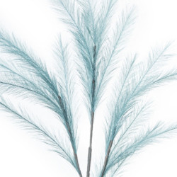 Set 6 ramas plumas azul
