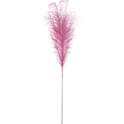 Set 12 ramos plumas rosa