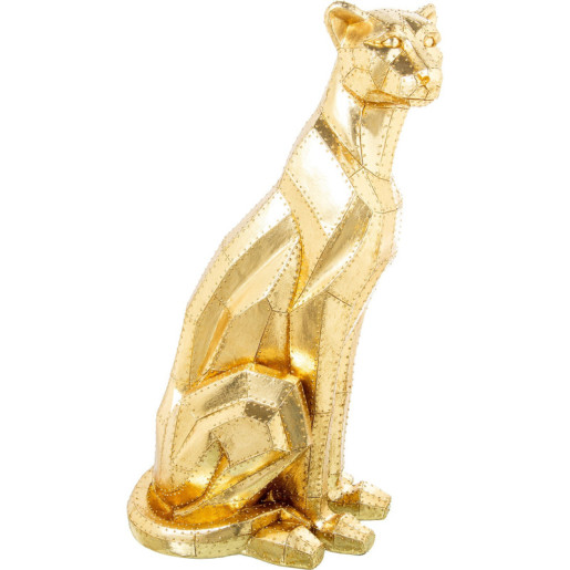 Figura leopardo dorado