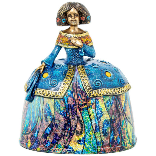 Figura menina multicolor